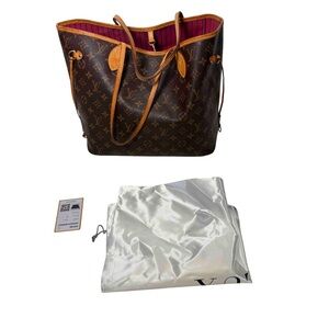 Louis Vuitton Brown Monogram Tote Bag